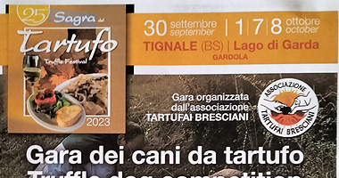 Gara cani tartufo 2023 Brescia